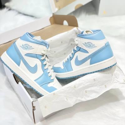 13371 - Giày Nike Air Jordan 1 Mid University Blue