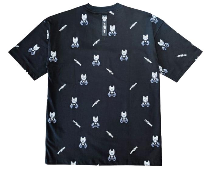 Minhshop.vn - Áo Thun Life Work Monogram Black [LW232TS089]