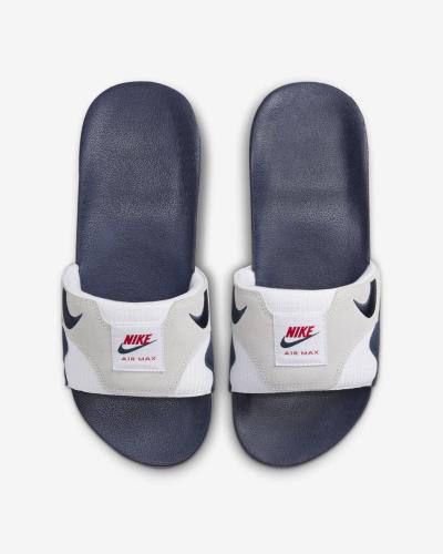 Dép Nike Air Max 1 Slide Obsidian 'WHITE/LIGHT NEUTRAL GREY' [DH0295 104]