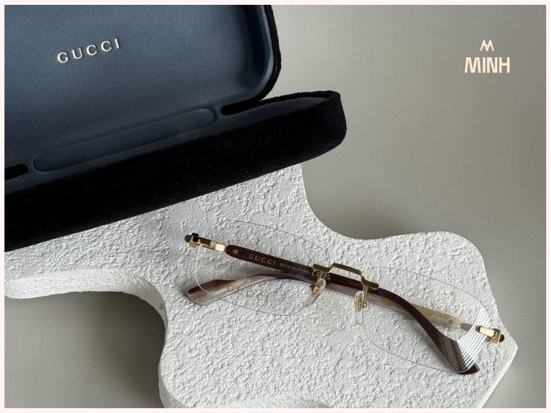 Kính Gucci Eyeglasses ''Gold''