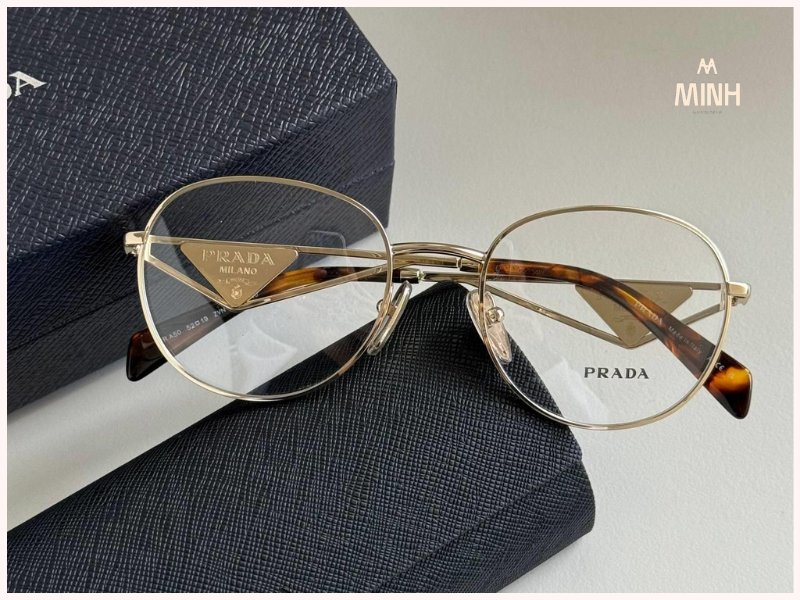 Kính Prada Eyeglasses ''Gold''