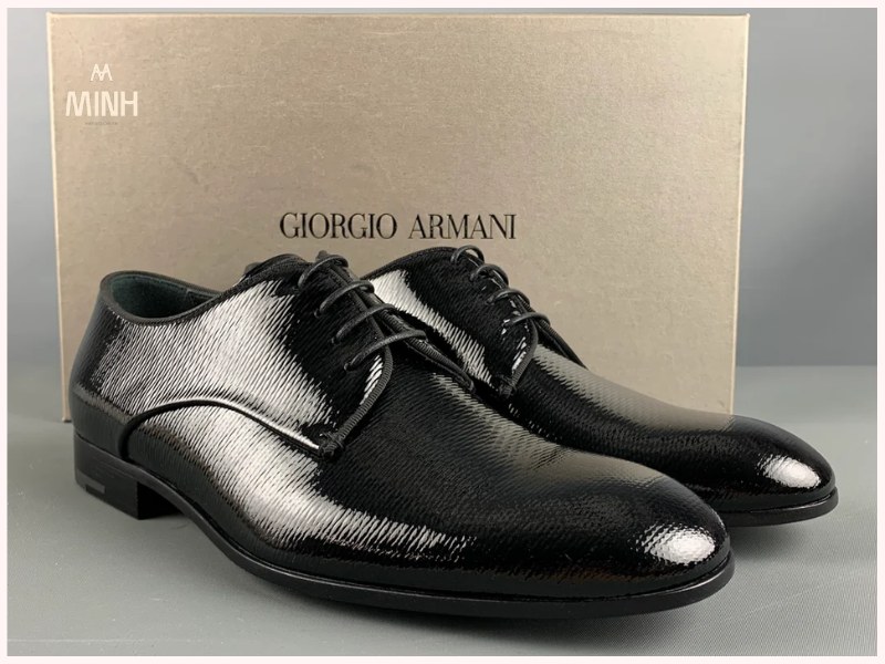 Giày da thương hiệu Giorgio Armani