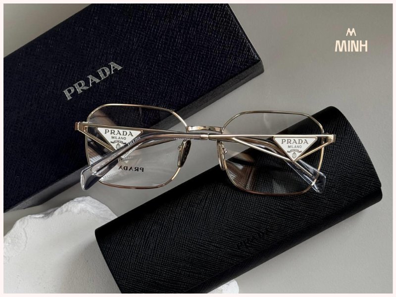Kính Prada Eyeglasses ''Pale Gold'