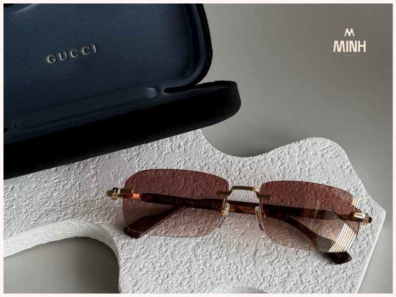  Kính Gucci Sunglasses ''Gold'' 