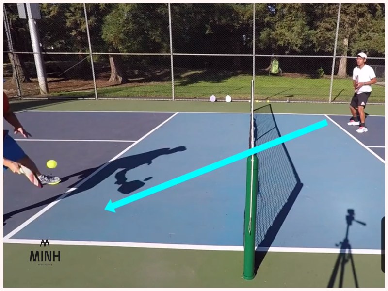Kỹ thuật Crosss - Court Shot giúp điều hướng lại thế trận 