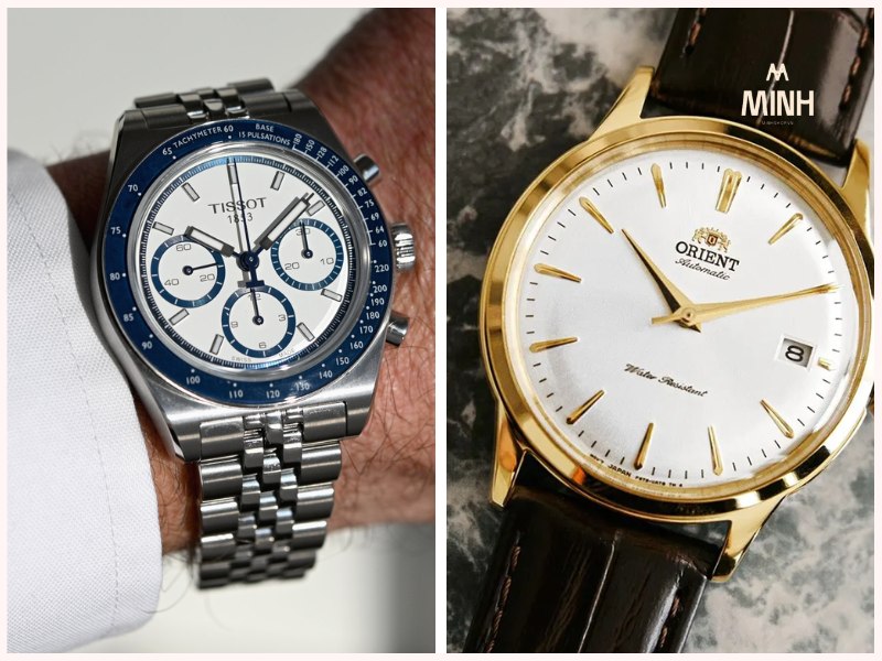 Đồng hồ Tissot nhỉnh hơn Orient về độ hoàn thiện 